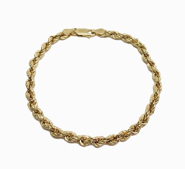 Torchion red gold bracelet