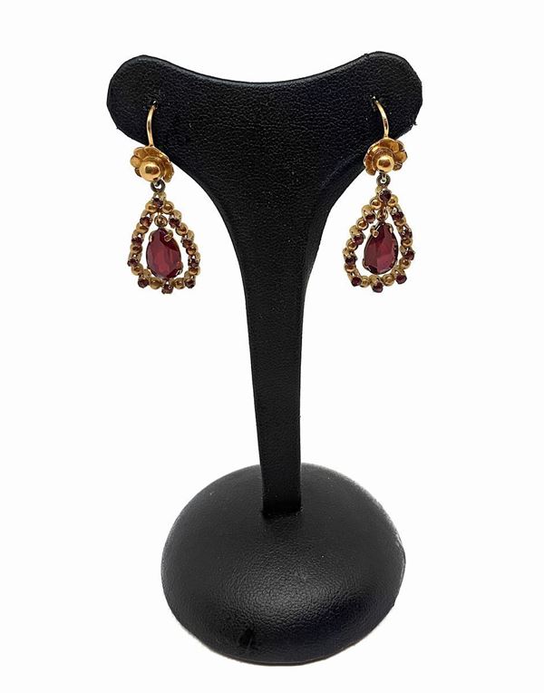 Gold earrings