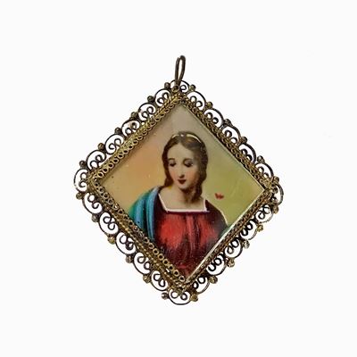 Spilla-pendentif in Oro