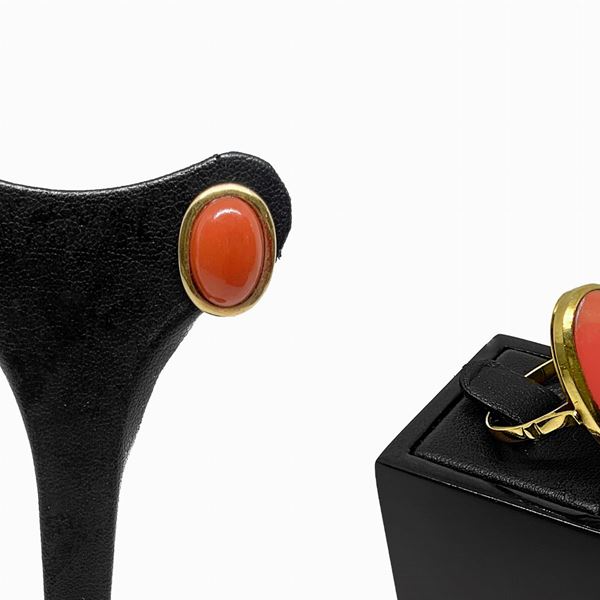 Parure earrings and ring