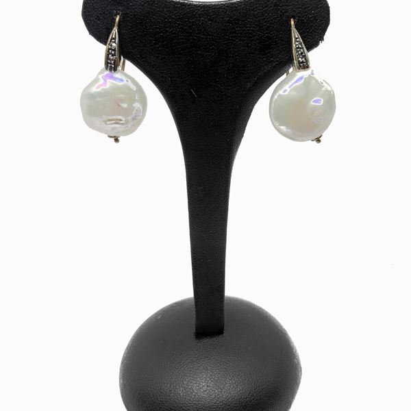 Pearl earrings