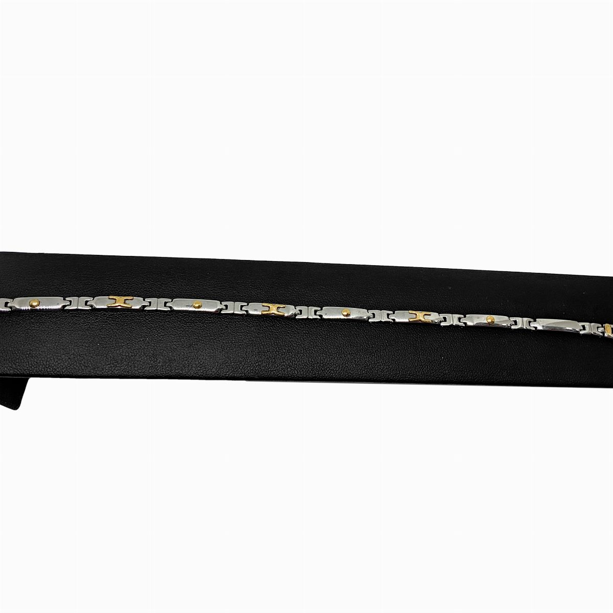Bracciale in Argento con Inserti in Oro Rosso