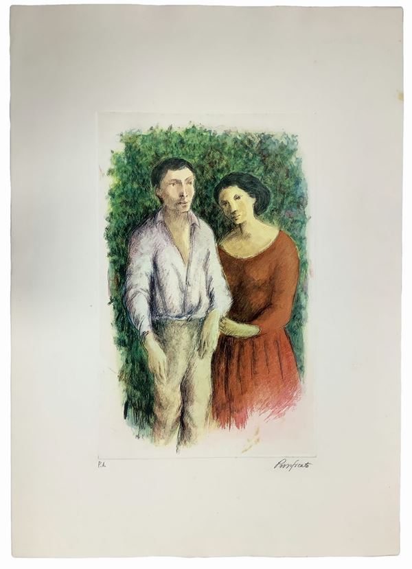 Domenico Purificato - Pair of man and woman