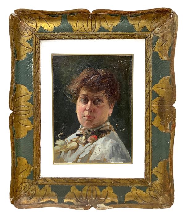 Woman's halfbody