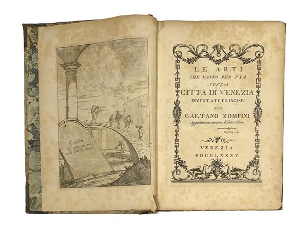 Gaetano Zompini - Libro "Le  Arti di Venezia"