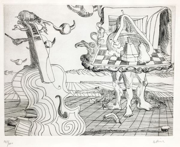 Surrealist landscape