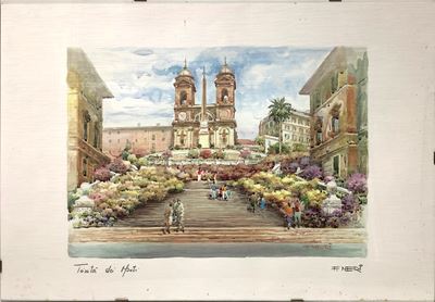 F. Neri, Trinità dei Monti, stampa