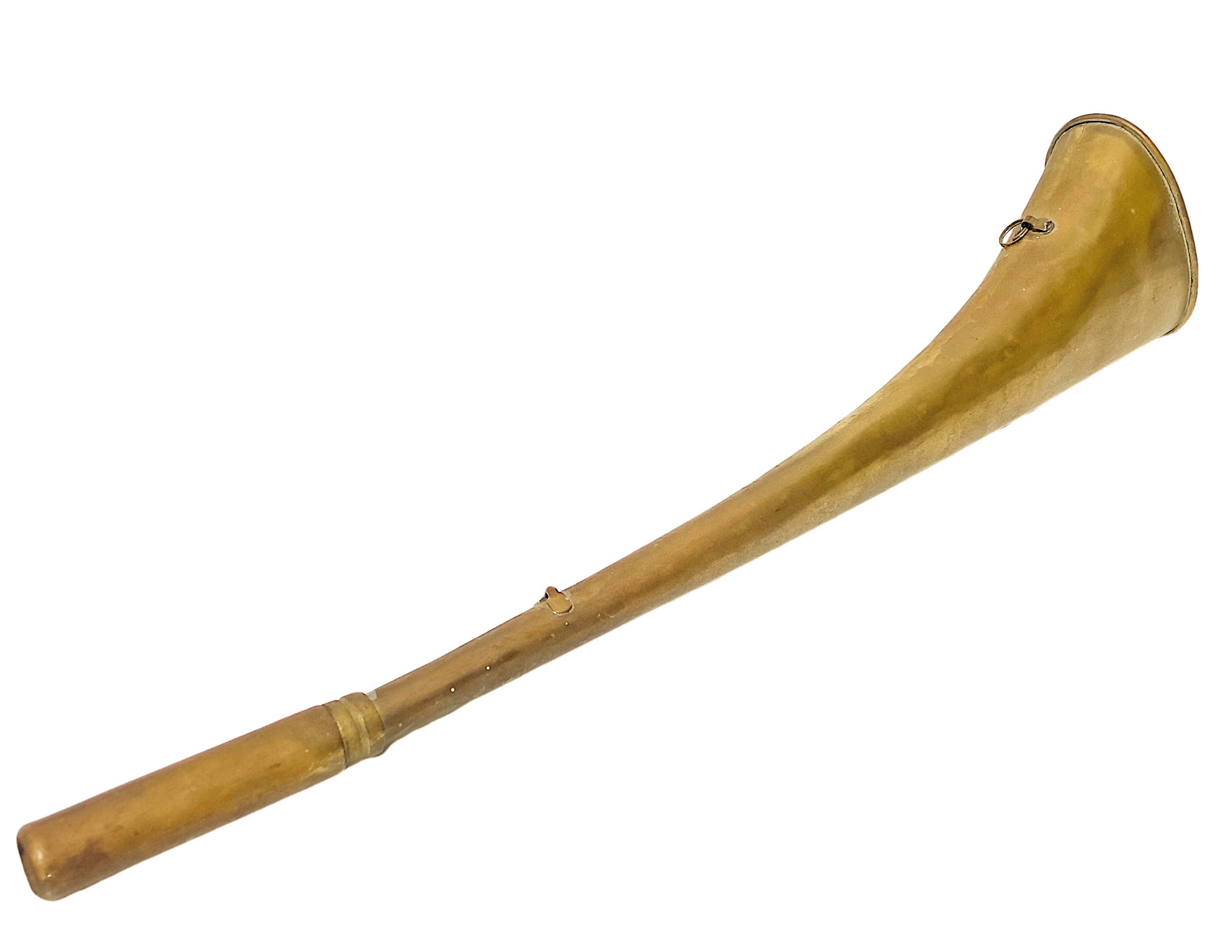 Antica trombetta da caccia, H 47 cm