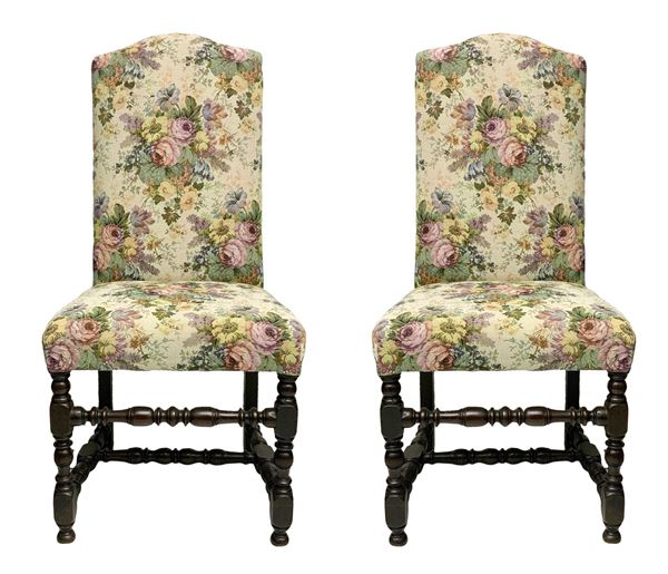 Pair of high chairs, Lombardy, Italy