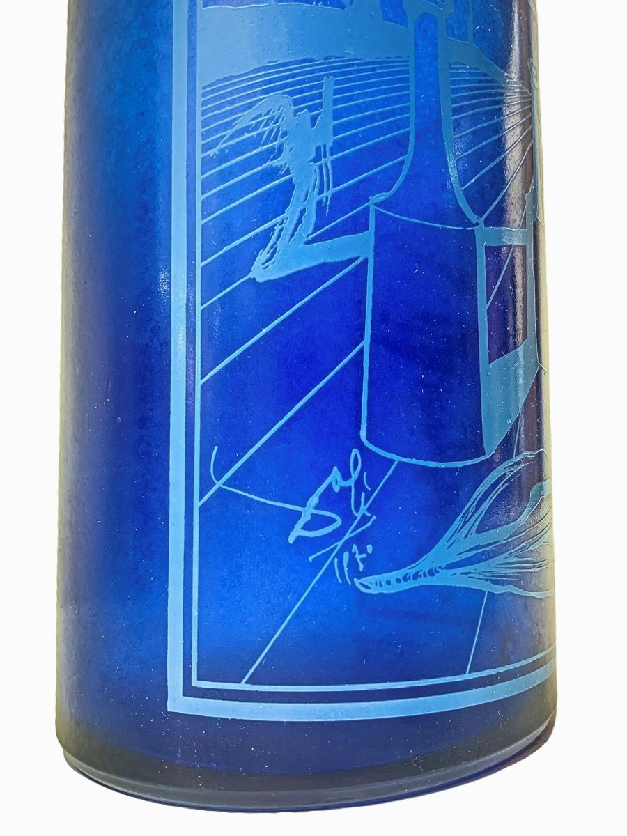 Trio di Bottiglie Serigrafate, Salvador Dalì per Rosso Antico