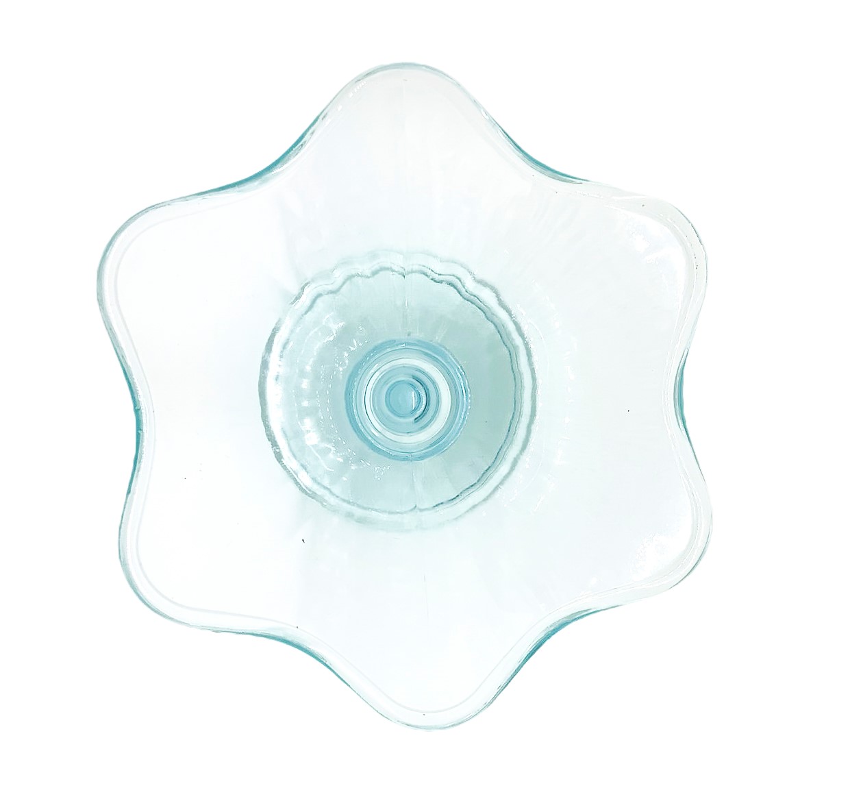 Set di 18 coppe gelato in vetro color turchese, altezza 12 cm
