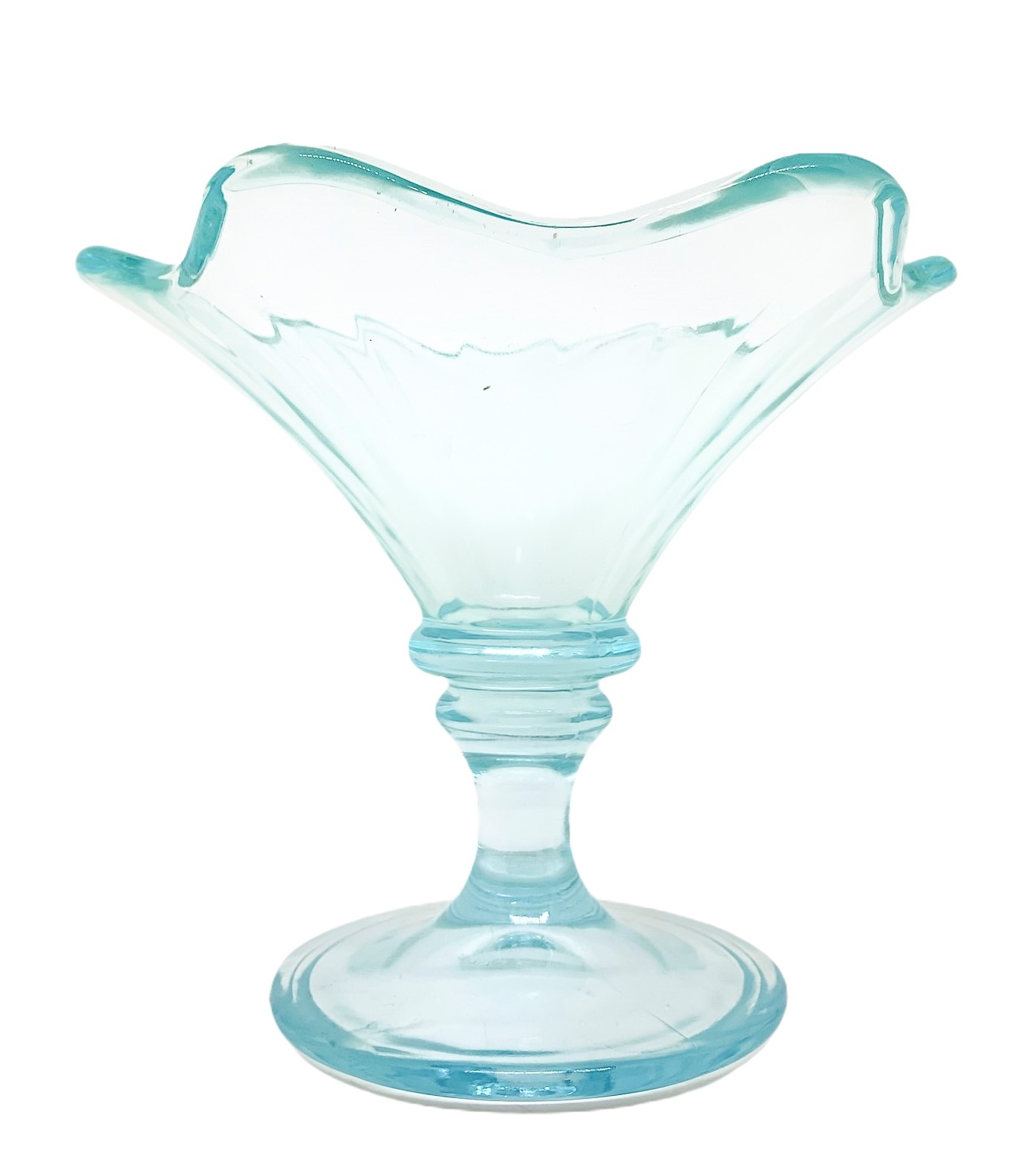 Set di 18 coppe gelato in vetro color turchese, altezza 12 cm