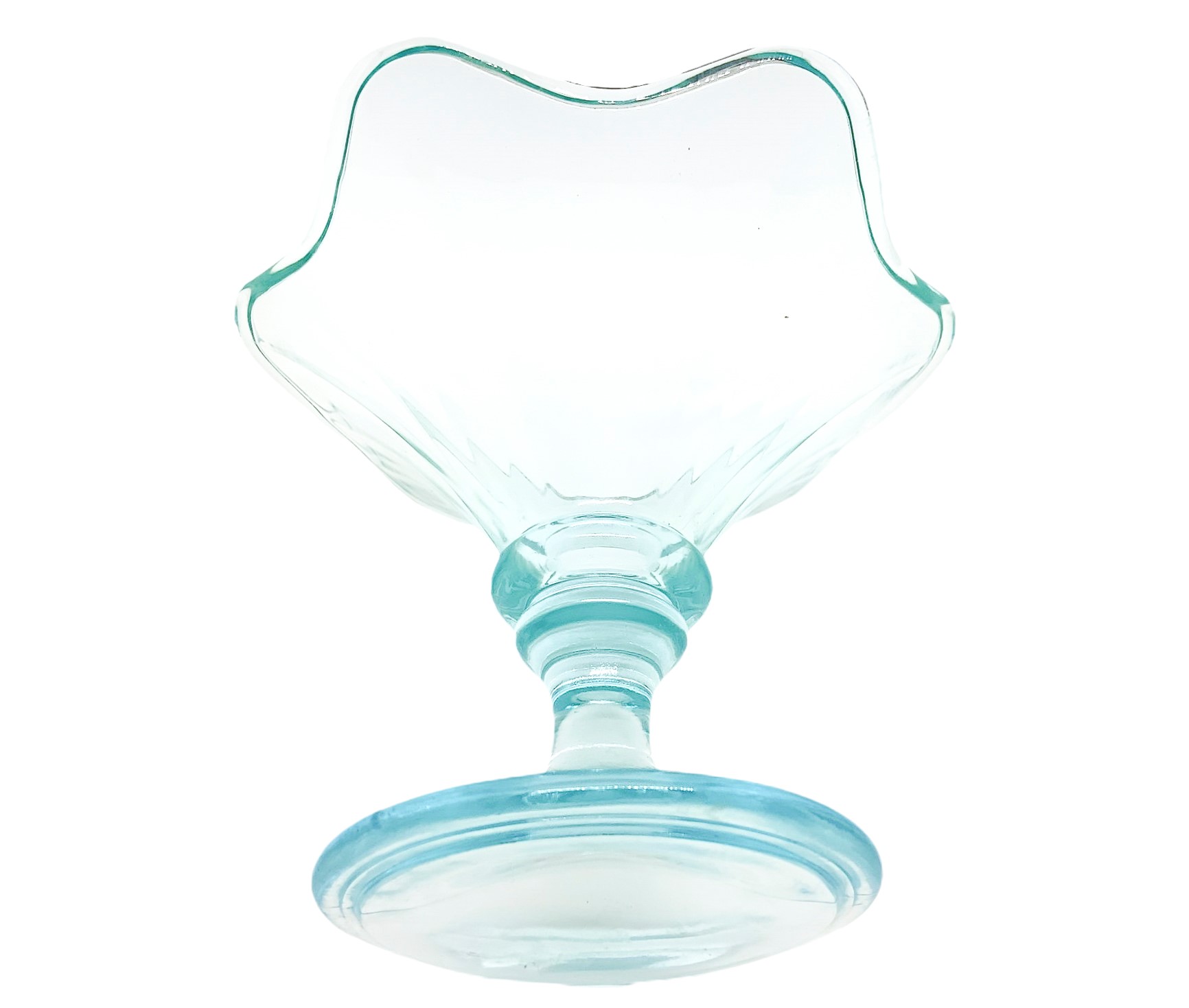 Set di 18 coppe gelato in vetro color turchese, altezza 12 cm