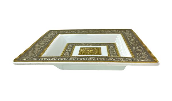 Rosenthal - Silver and gilded porcelain ashtray