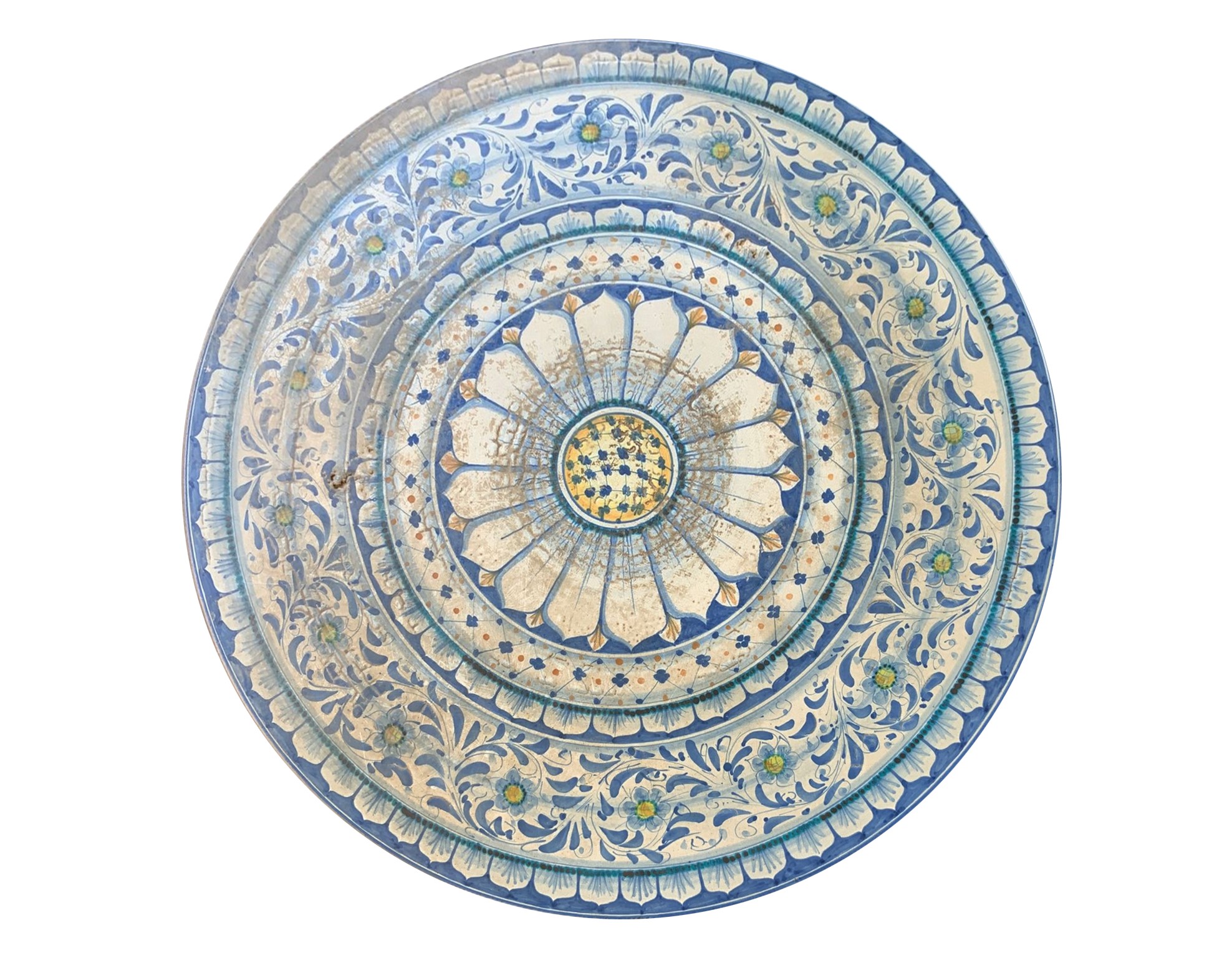 Tavolo rotondo in pietra lavica