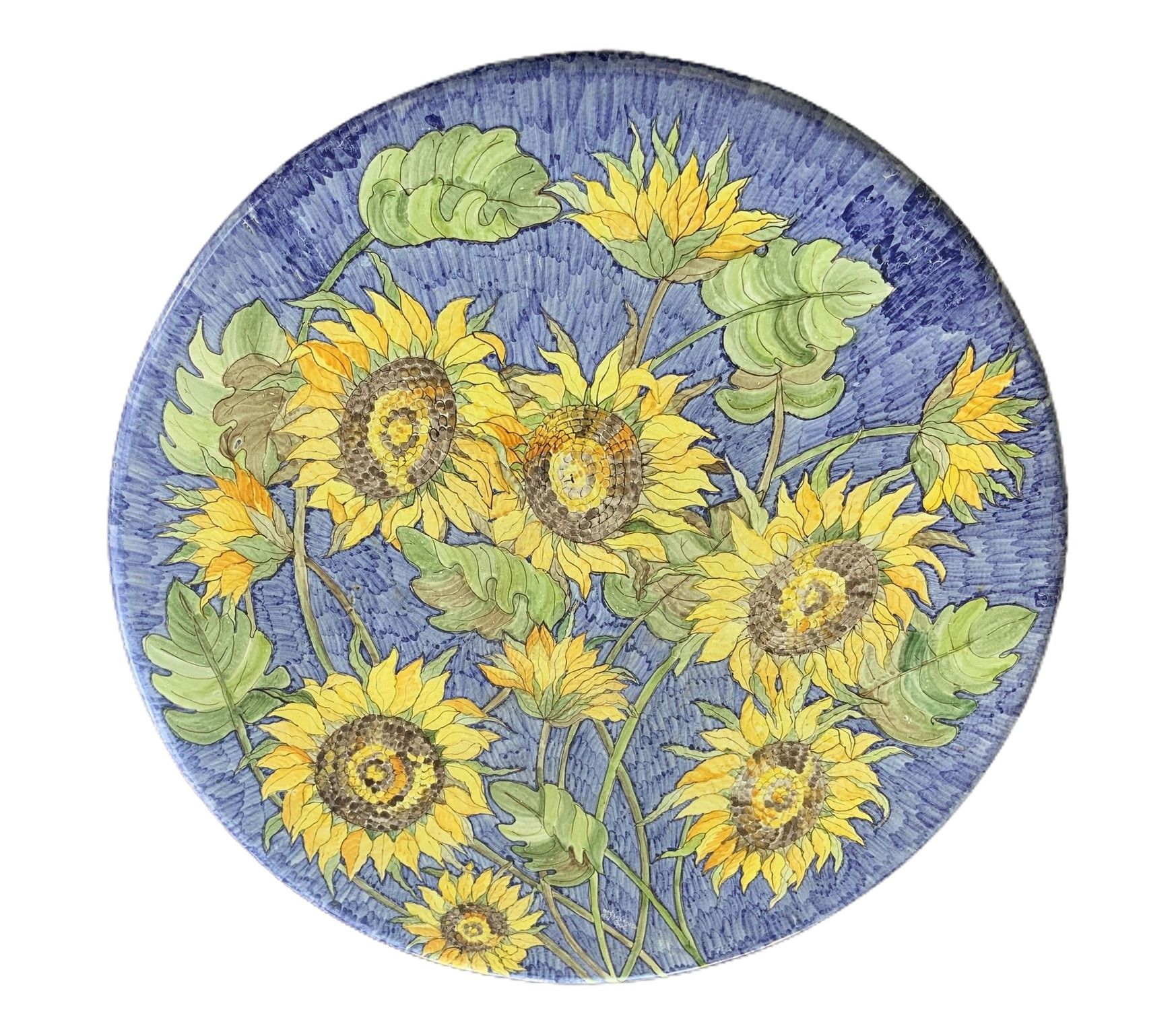 Tavolo rotondo in pietra lavica