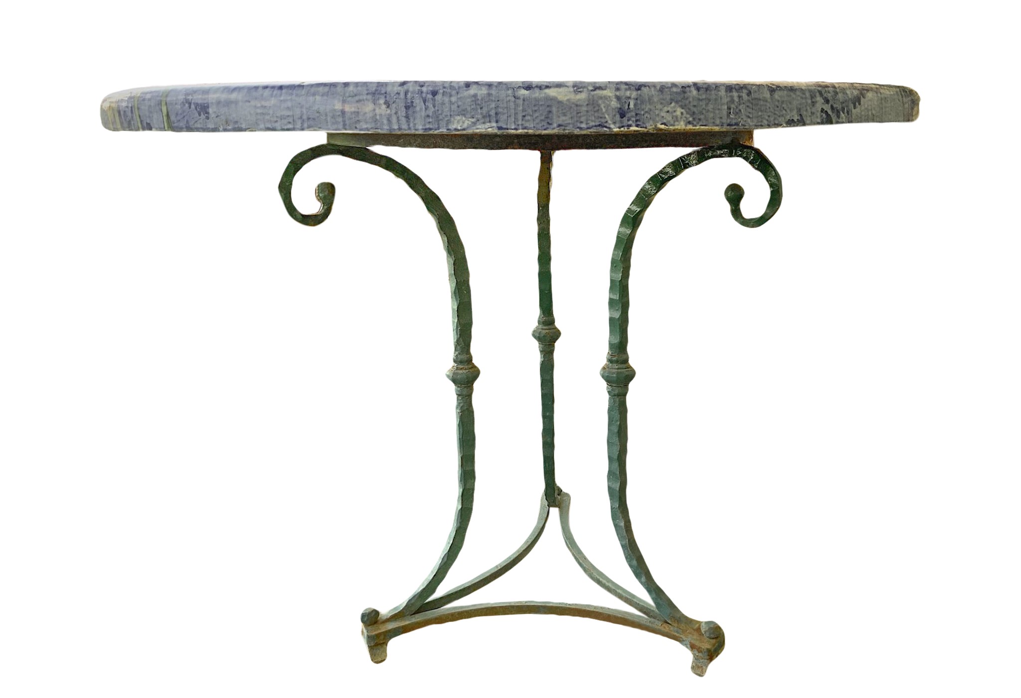 Tavolo rotondo in pietra lavica