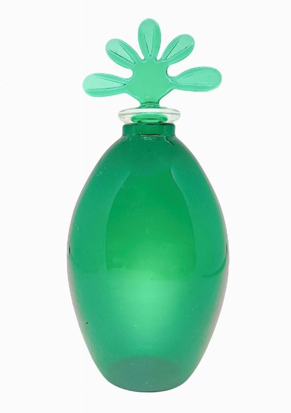 Venini - Small bottle in Murano glass in collaboration with Laura de Santillana