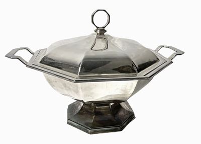 Zuppiera in Sheffield, Silver Plate, Petruzzi & Branca.