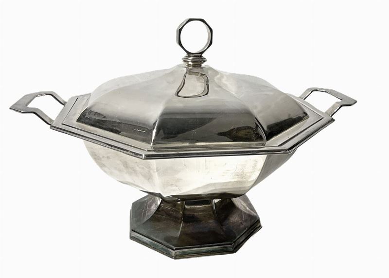 Petruzzi & Branca, Zuppiera in Sheffield Silver Plate