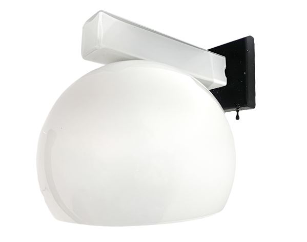 Venini - Lampada da parete in vetro lattimo