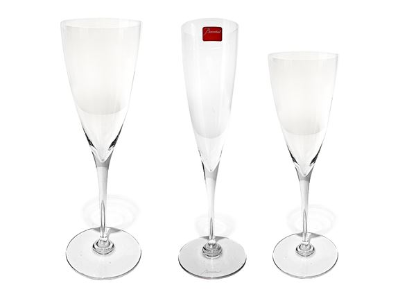 Baccarat, Dom Perignon glasses set.
