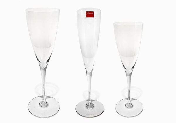 Baccarat France - Baccarat, Dom Perignon glasses set.