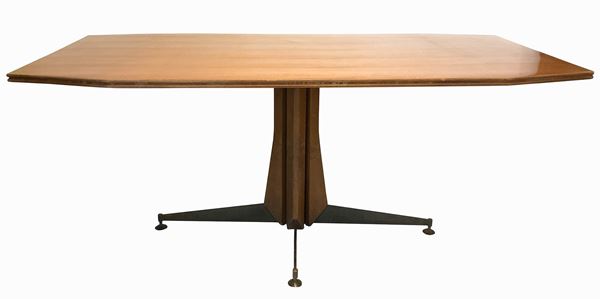 Rare and important table, Italian production, attributed to Fratelli Tagliabue.