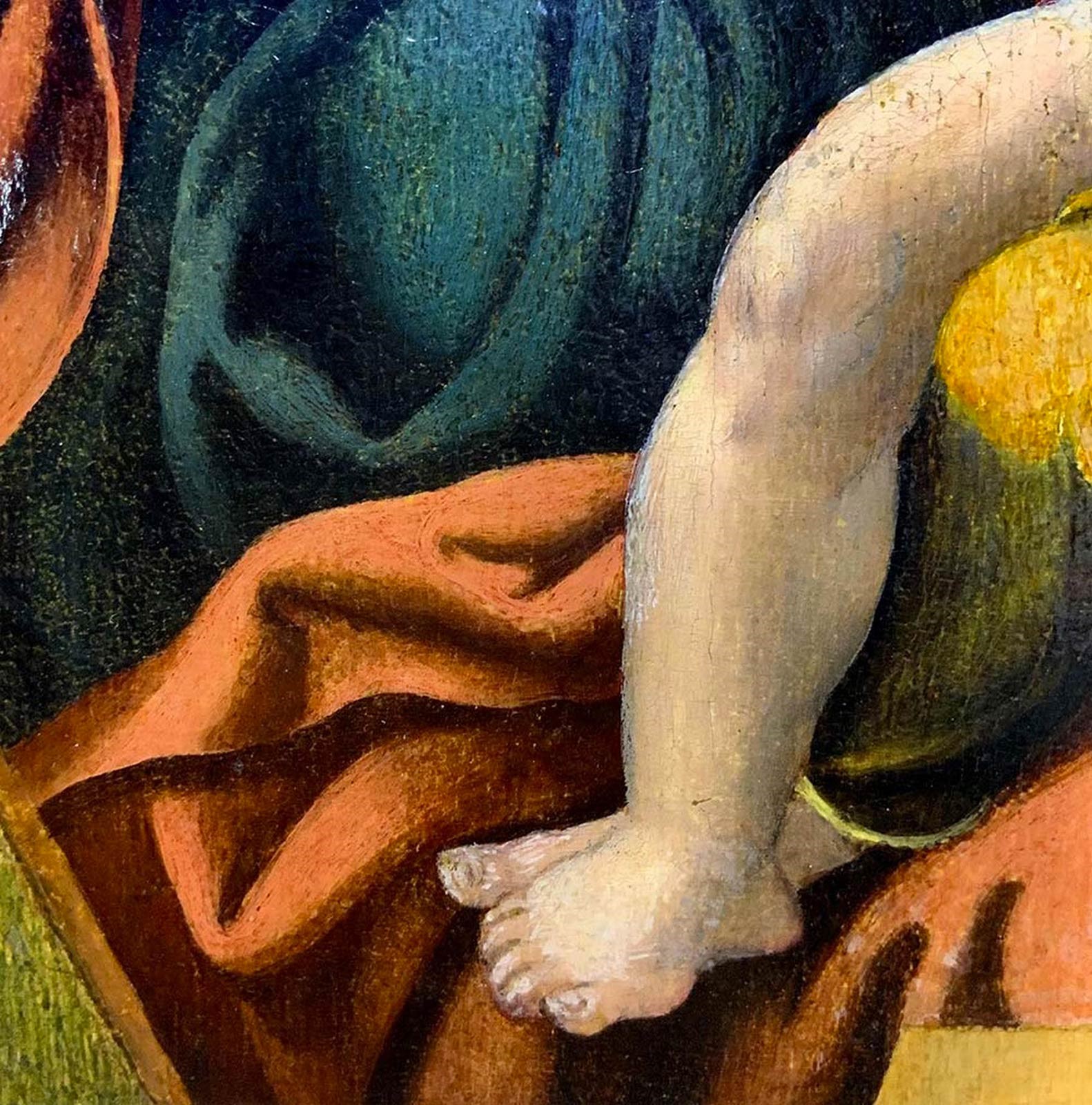 Pieter Coecke Van Aelst - Madonna con Libro e Gesù Bambino.