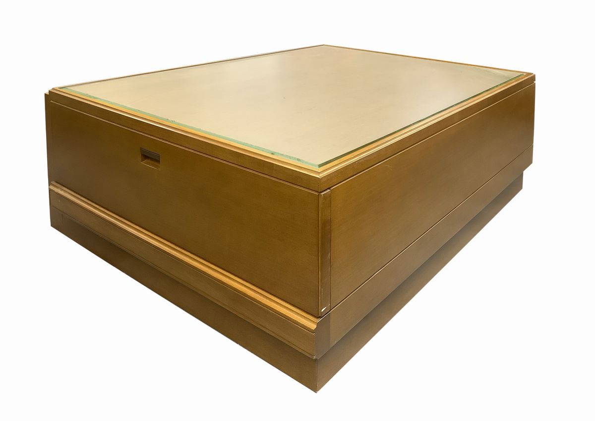 Tavolino Basso in Legno di Rovere.