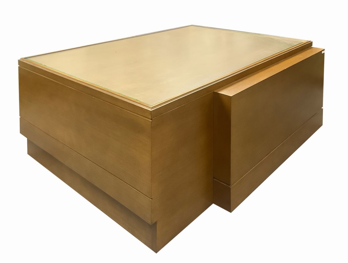 Tavolino Basso in Legno di Rovere.