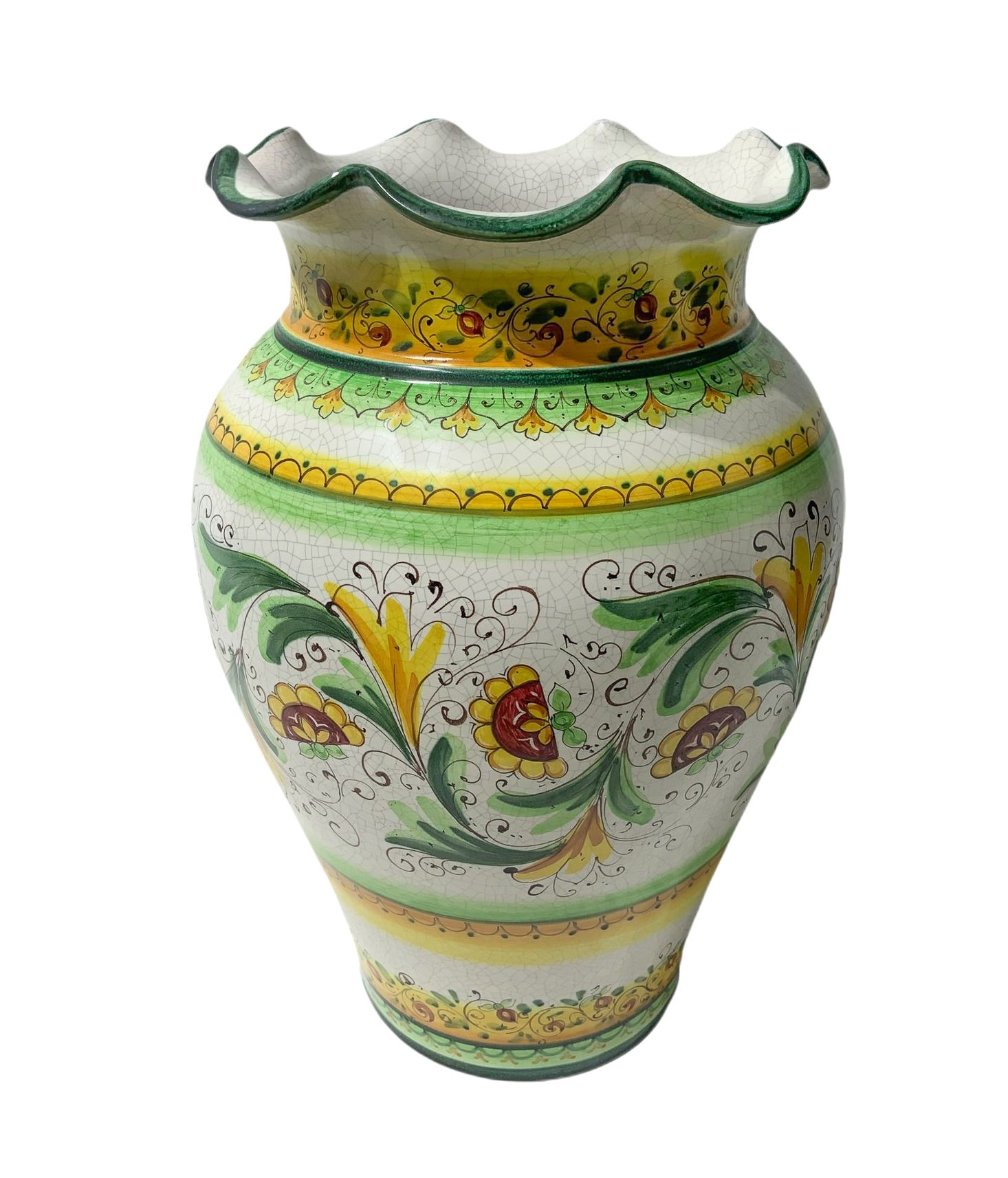 Vaso in maiolica