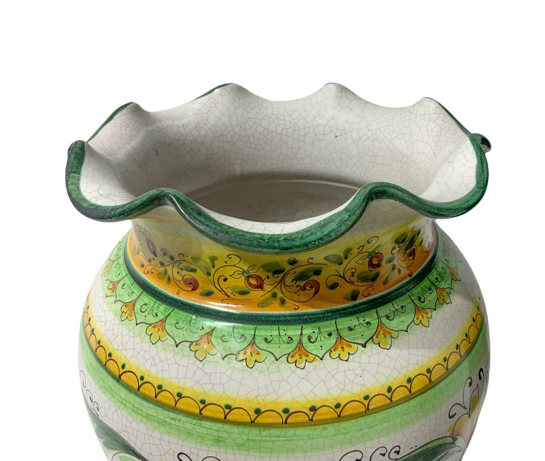 Vaso in maiolica