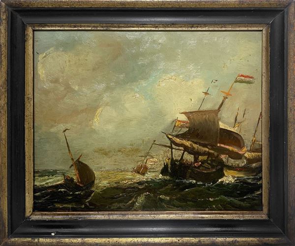 Mare con velieri