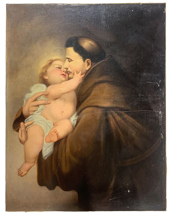 Saint Anthony of Padua and Baby Jesus