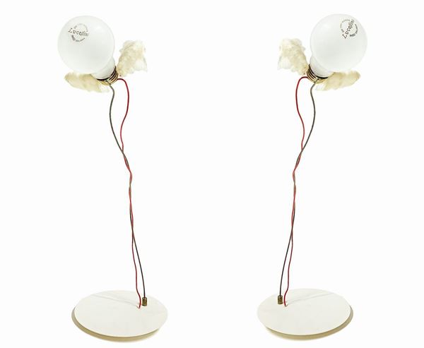 Ingo Maurer - Two Lucellino model table lamps