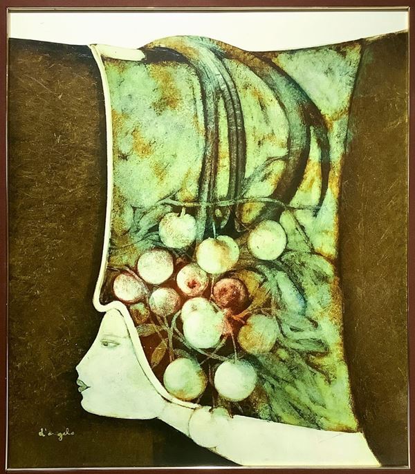 Cesare D'Angelo - Still life with woman's face