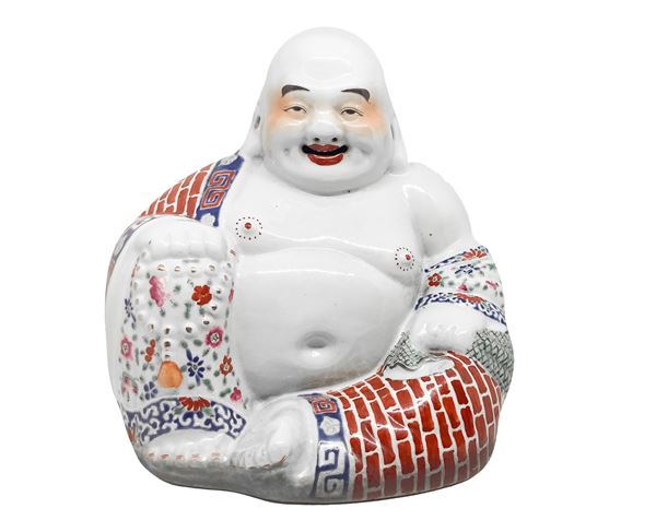 Grande Buddha in ceramica cinese