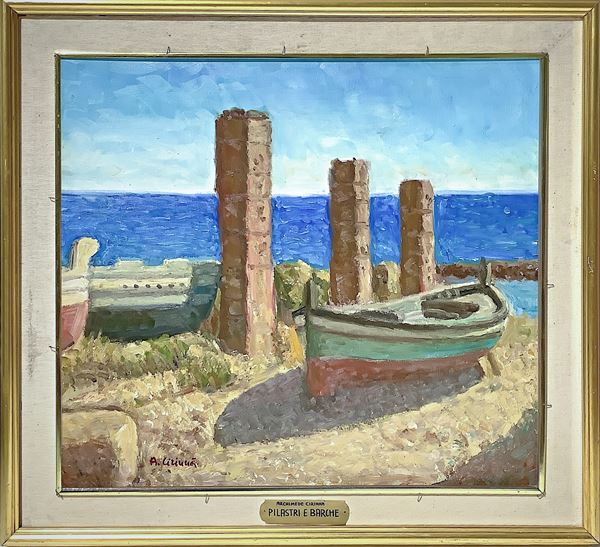 Archimede Cirinn&#224; - Pilastri e barche
