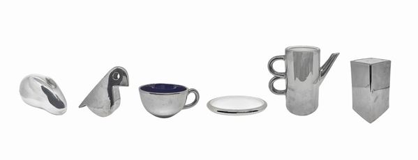 Group of N.5 silver ceramics