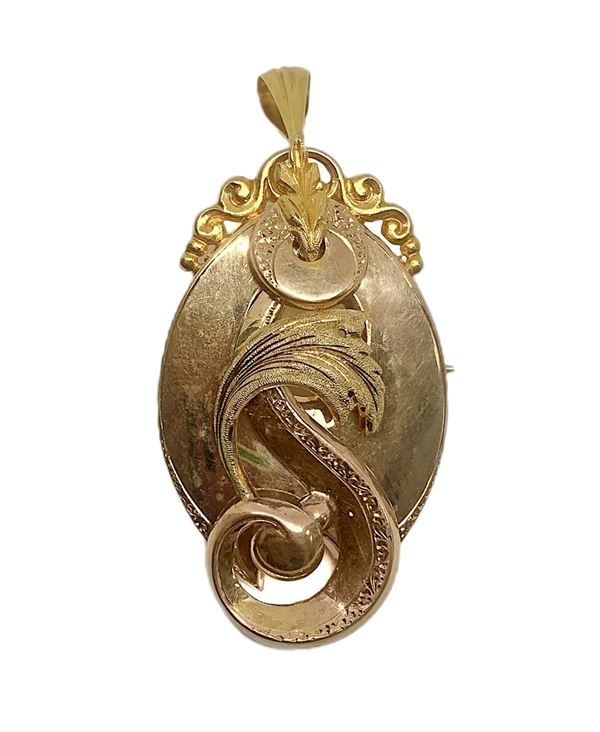 Bourbon brooch/pendant
