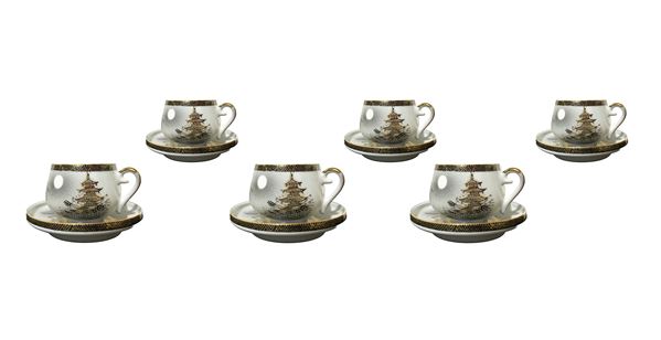 Satsuma set "Kyoto Handicraft Center"