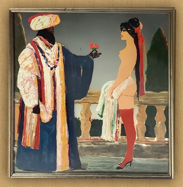 Salvatore Fiume - Odalisque with character