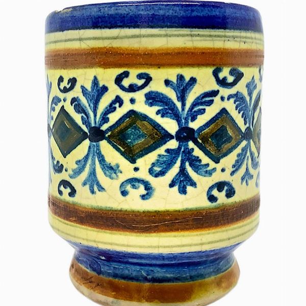 Piccolo vaso in maiolica