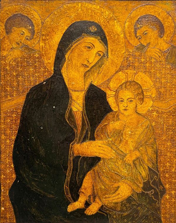 Madonna with Child Jesus and Angels