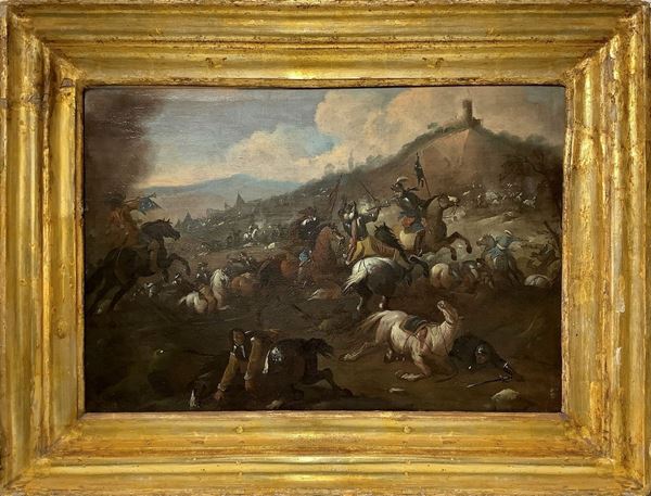Antonio Calza - War scene between European militias