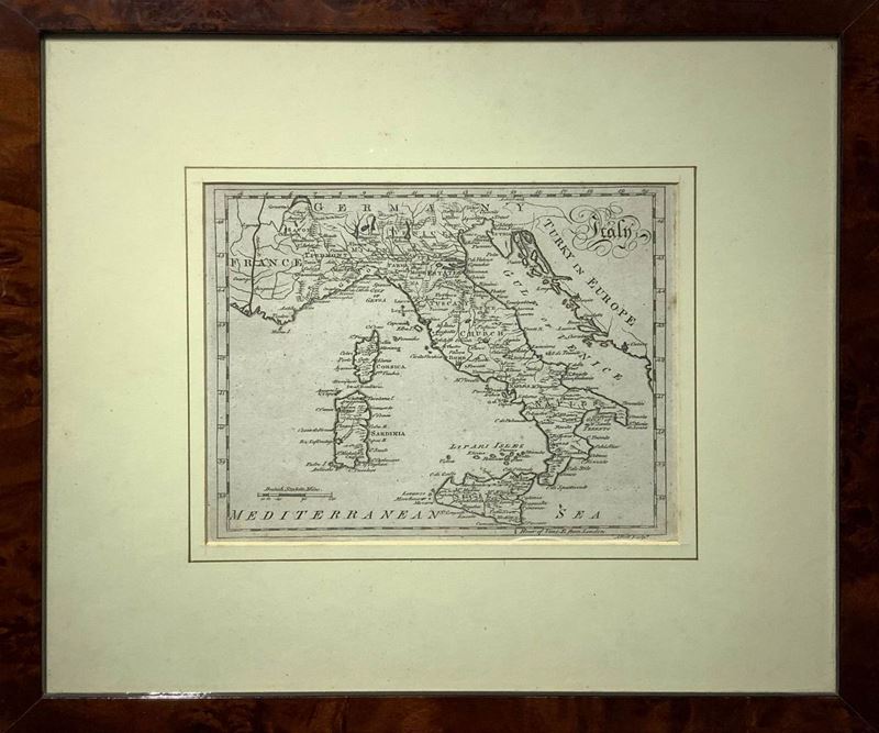 Italy, carta geografica