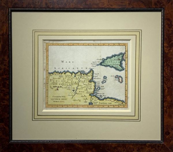 Sicily, Mare Africanum, Conspectus Locorum Belli Africani.