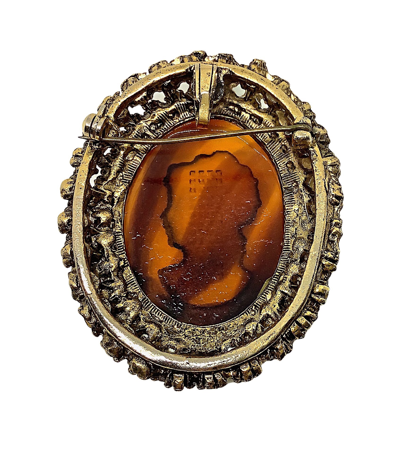 Spilla a Pendentif con Cammeo