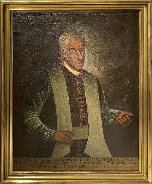 Ritratto dell'arcipresbitero Vincenzo Privitera